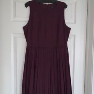 J. Crew Dress with Pleated Skirt